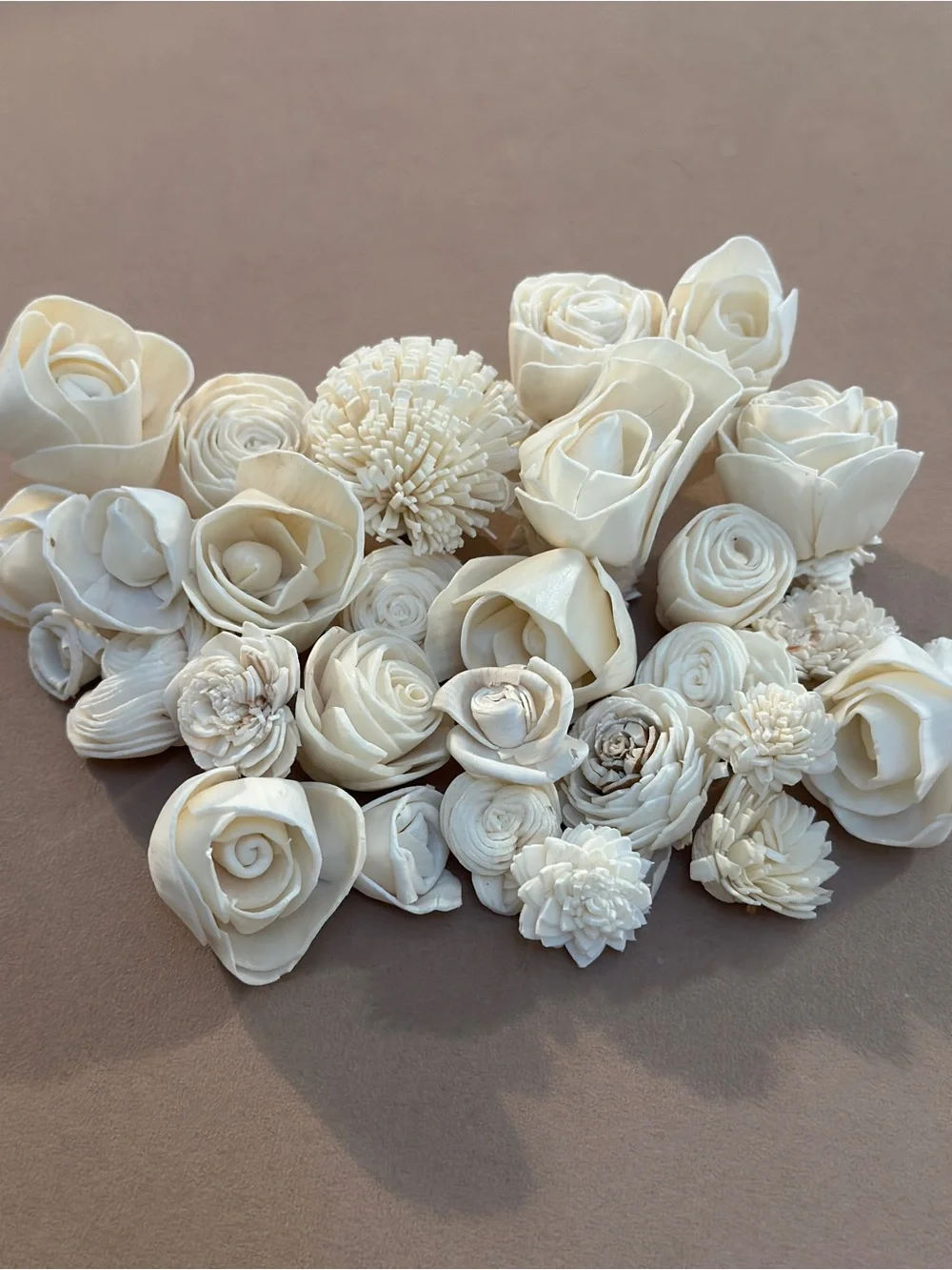 MINI Sola Wood Flowers - Small - Set of 28 - boho hippie Decor wedding party